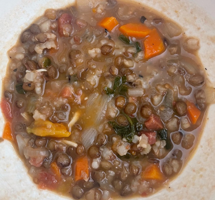 Lentil Soup with Grains &&nbsp;Greens