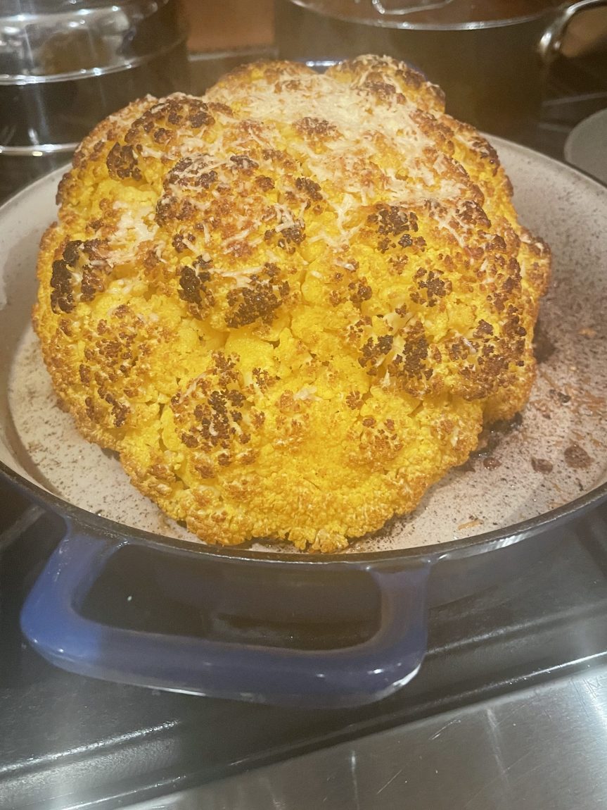 Whole Roasted Cauliflower